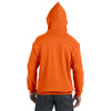 Hanes Men's Orange 7.8 oz. EcoSmart 50/50 Pullover Hood