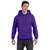 Hanes Men's Purple 7.8 oz. EcoSmart 50/50 Pullover Hood