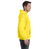 Hanes Men's Yellow 7.8 oz. EcoSmart 50/50 Pullover Hood