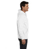Hanes Men's White 7.8 oz. EcoSmart 50/50 Full-Zip Hood