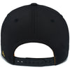 Pacific Headwear Black/Gold Coolcore Sideline Snapback Cap