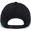 Pacific Headwear Black/Kelly Coolcore Sideline Snapback Cap