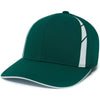 Pacific Headwear Dark Green/White Coolcore Sildline Snapback Cap
