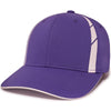 Pacific Headwear Purple/White Coolcore Sideline Snapback Cap