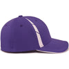 Pacific Headwear Purple/White Coolcore Sideline Snapback Cap