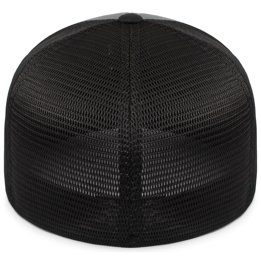 Pacific Headwear Graphite/Black/Black Fusion Trucker Cap