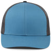 Pacific Headwear Ocean Blue/Light Charcoal/Ocean Blue Fusion Trucker Cap
