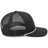 Pacific Headwear Black/White Foamie Fresh Trucker Cap