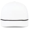 Pacific Headwear White/Black Foamie Fresh Trucker Cap