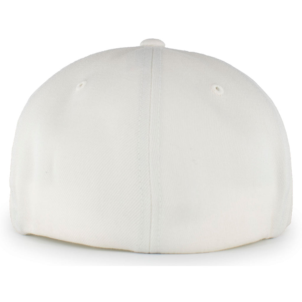 Pacific Headwear Vintage White Premium Acrylic/Wool Blend FlexFit Cap