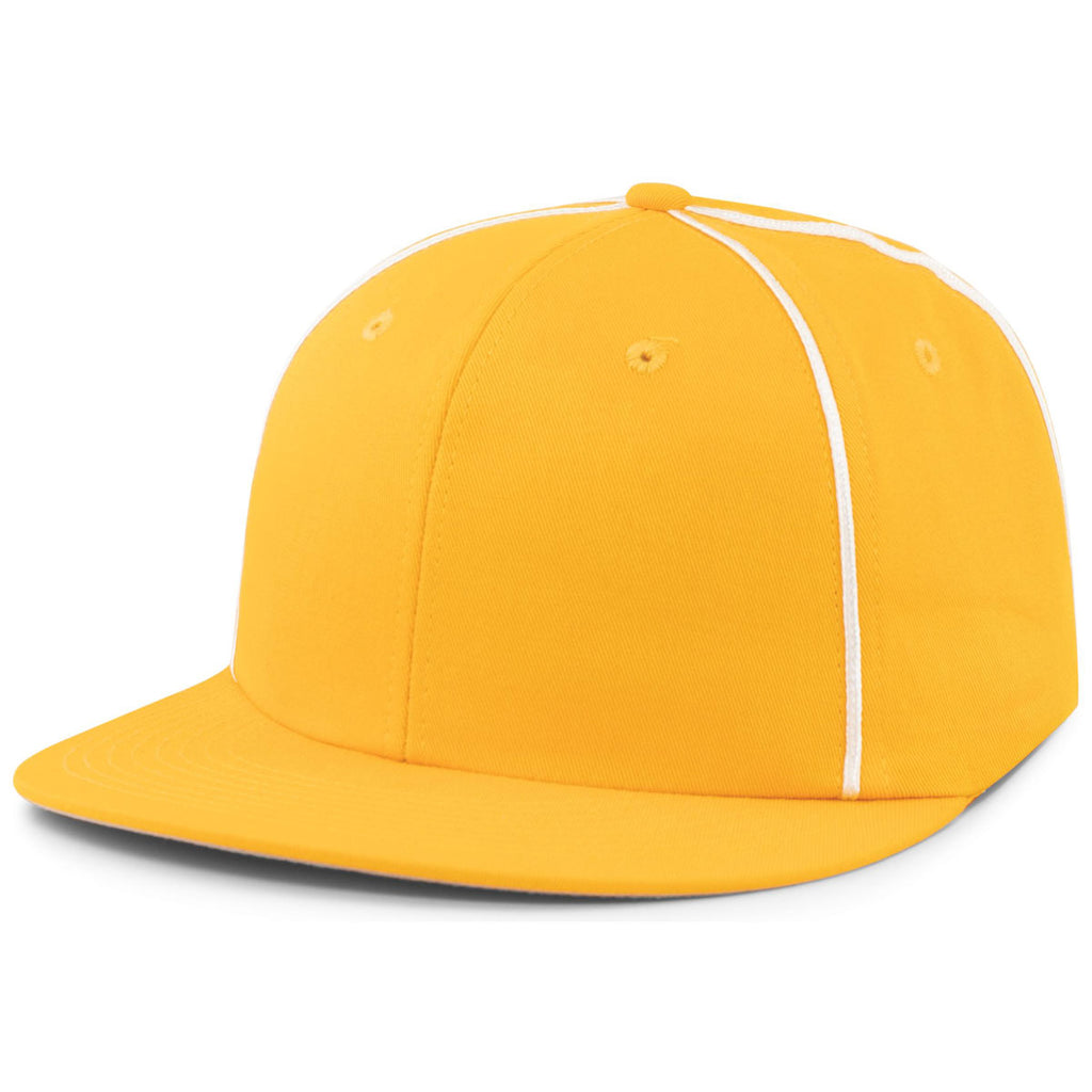 Pacific Headwear Gold/White Momentum Team Cap