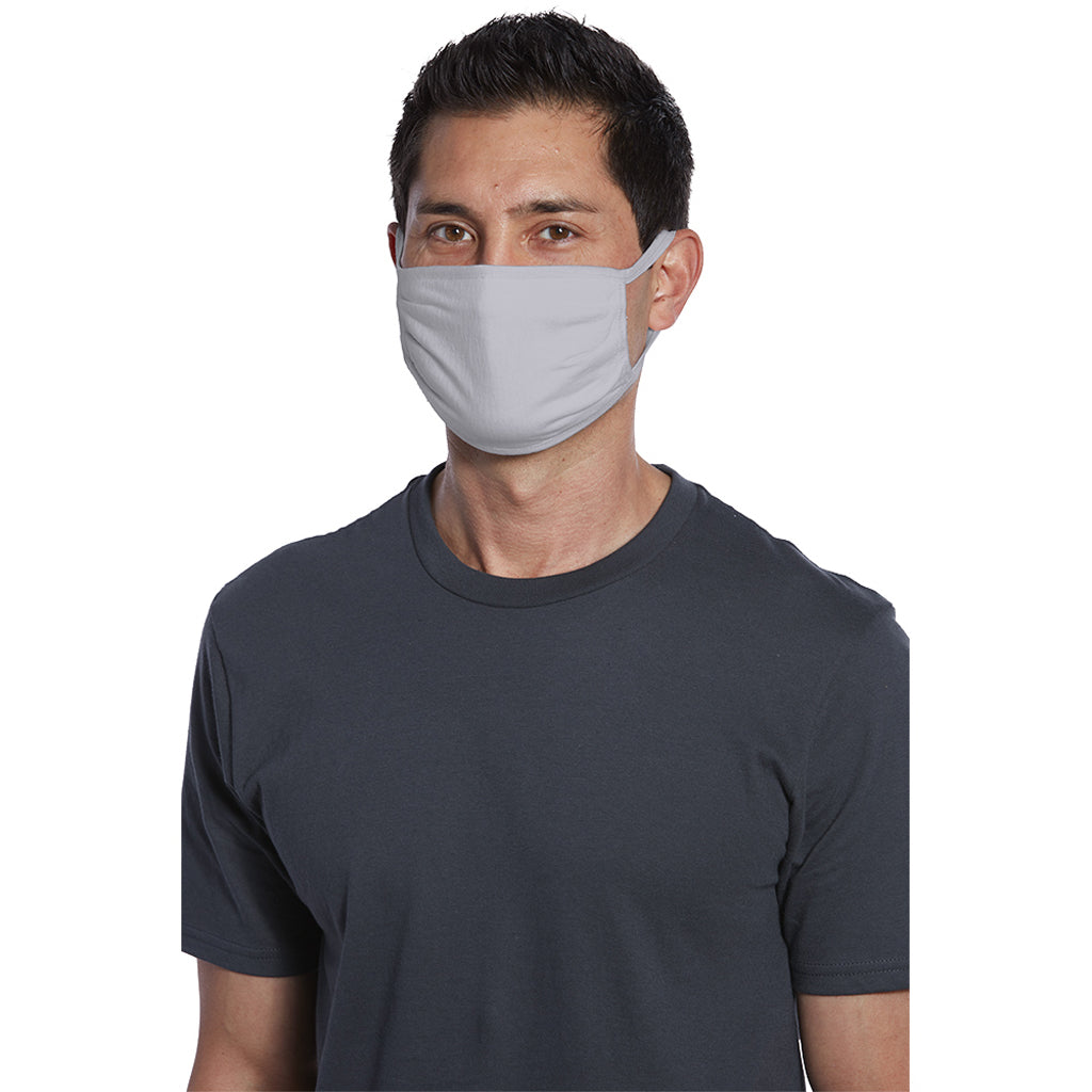 Port Authority Silver Cotton Knit Face Mask
