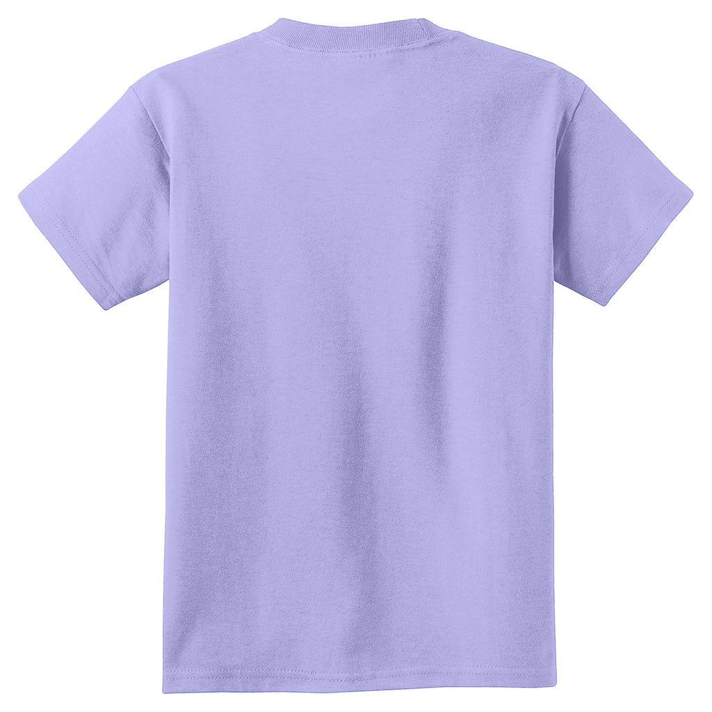 Port & Company Youth Amethyst Pigment-Dyed Tee