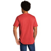 Port & Company Men's Bright Red Heather Tri-Blend Tee