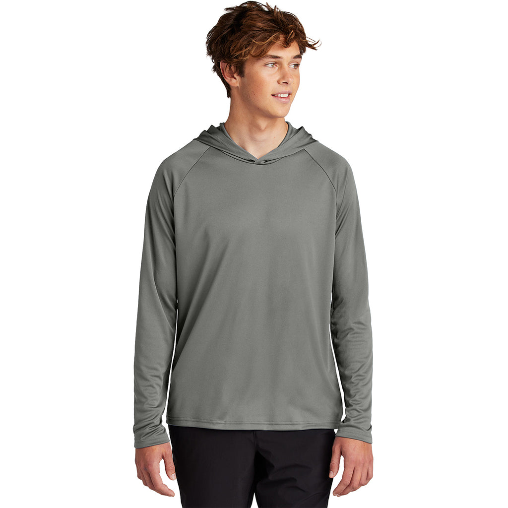 Port & Company Men's Charcoal Performance Pullover Hooded Tee