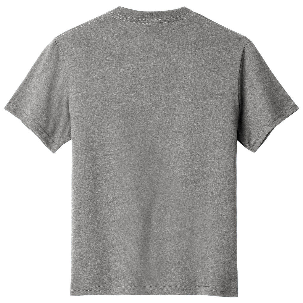 Port & Company Youth Graphite Heather Fan Favorite Blend Tee