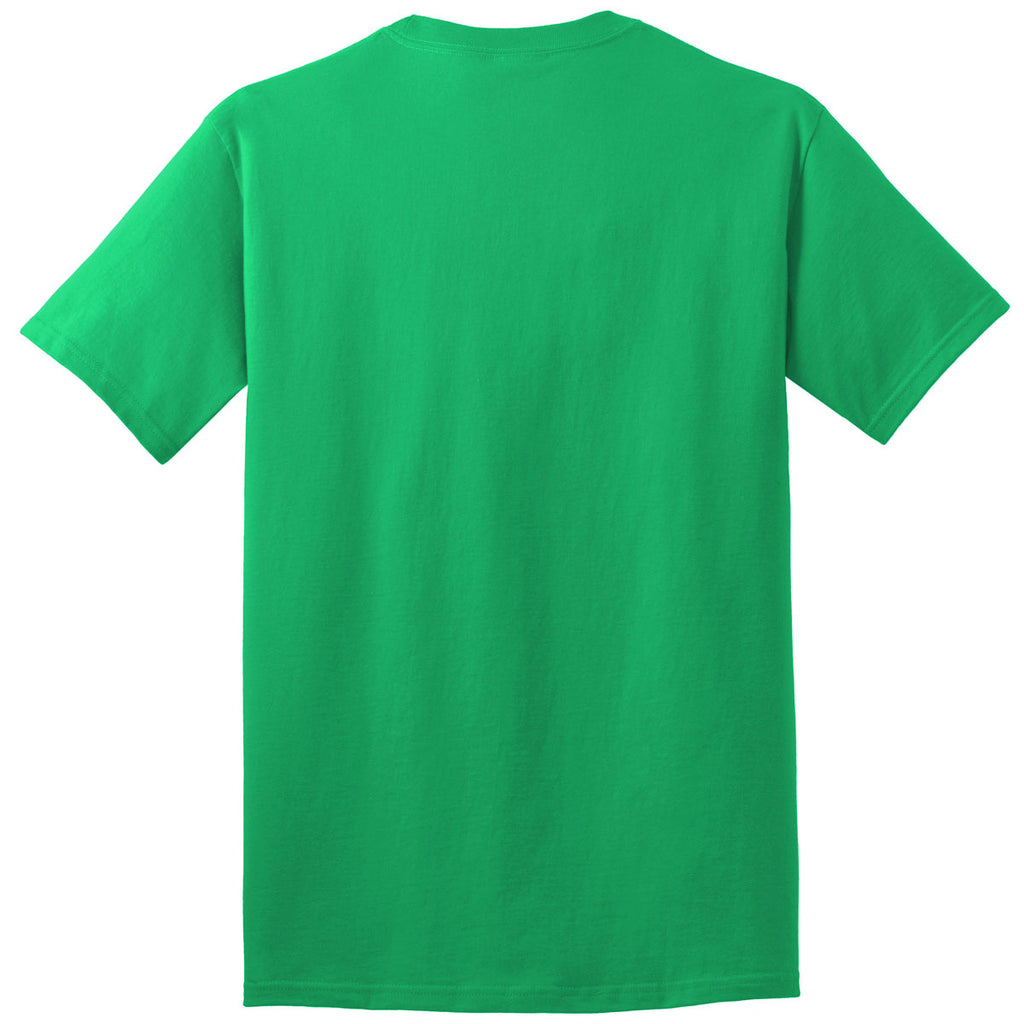 Port & Company Men's Clover Green Cotton Tee