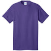 Port & Company Men's Purple Core Cotton DTG Tee