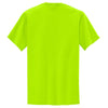Port & Company Men's Safety Green Tall Core Blend Pocket Tee