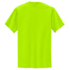 Port & Company Men's Safety Green Tall Core Blend Pocket Tee