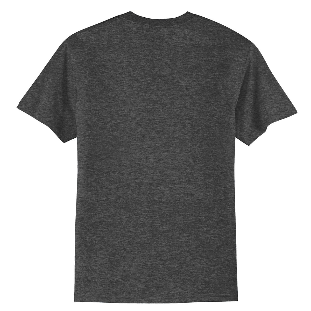 Port & Company Men's PC55 T-Shirt - 50/50 Cotton/Poly Blend, Left Chest Pocket (Size S, Color Carolina Blue) - View #5