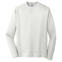 Port & Company Men's Silver Performance Fleece Crewneck Sweatshirt