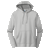 Port & Company Men's Silver Performance Fleece Pullover Hooded Sweatshirt