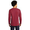 Port & Company Rich Red Long Sleeve Bouncer Tee