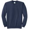 Port & Company Men's Navy Core Fleece Crewneck Sweatshirt