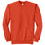 Port & Company Men's Orange Core Fleece Crewneck Sweatshirt