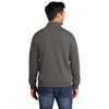 Port & Company Men's Charcoal Core Fleece Cadet Full-Zip Sweatshirt