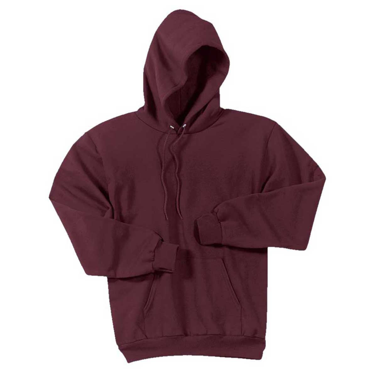 Gildan Men's Fleece Hoodie Sweatshirt, Style G18500 – Burgundy, Classic Fit, Brushed Interior, Multipack