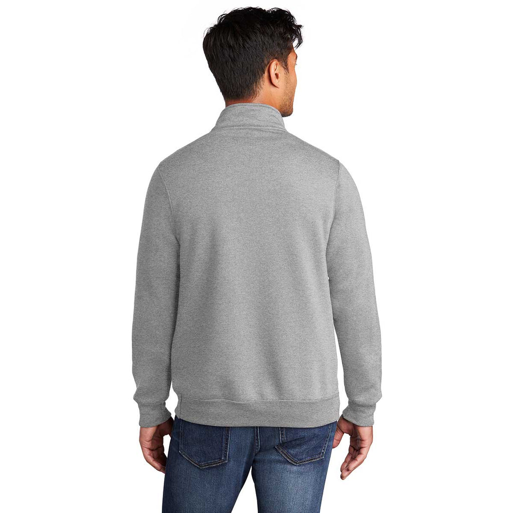 Port & Company Men's Athletic Heather Core Fleece 1/4 Zip Pullover Sweatshirt