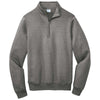 Port & Company Men's Graphite Heather Core Fleece 1/4 Zip Pullover Sweatshirt