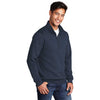 Port & Company Men's Navy Core Fleece 1/4 Zip Pullover Sweatshirt