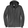 Port & Company Men's Charcoal Core Fleece Full-Zip Hooded Sweatshirt