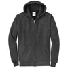 Port & Company Men's Dark Heather Grey Core Fleece Full-Zip Hooded Sweatshirt