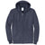 Port & Company Men's Heather Navy Core Fleece Full-Zip Hooded Sweatshirt