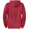 Port & Company Men's Heather Red Core Fleece Full-Zip Hooded Sweatshirt
