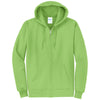 Port & Company Men's Lime Core Fleece Full-Zip Hooded Sweatshirt