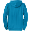 Port & Company Men's Neon Blue Core Fleece Full-Zip Hooded Sweatshirt