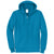 Port & Company Men's Neon Blue Core Fleece Full-Zip Hooded Sweatshirt
