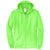 Port & Company Men's Neon Green Core Fleece Full-Zip Hooded Sweatshirt