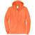 Port & Company Men's Neon Orange Core Fleece Full-Zip Hooded Sweatshirt