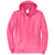 Port & Company Men's Neon Pink Core Fleece Full-Zip Hooded Sweatshirt