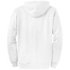 Port & Company Men's White Core Fleece Full-Zip Hooded Sweatshirt