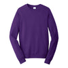 Port Authority Men's Team Purple Fan Favorite Fleece Crewneck Sweatshirt