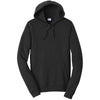 Port & Company Men's Jet Black Fan Favorite Fleece Pullover Hooded Sweatshirt