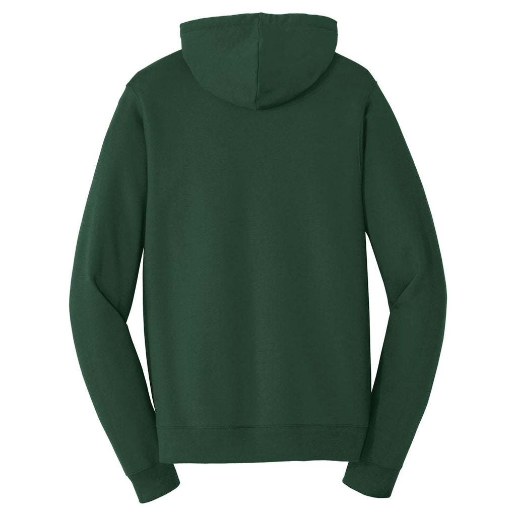 Port & Company Men's Forest Green Fan Favorite Fleece Full-Zip Hooded Sweatshirt