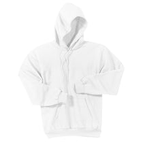 Port & Company Men's White Tall Essential Fleece Pullover Hooded Sweatshirt